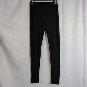 Free People Intimately Black Pajama Leggings Soft Cozy‎ X small Stretchy